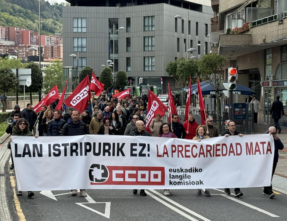 Manifestacin salud laboral en Bilbao