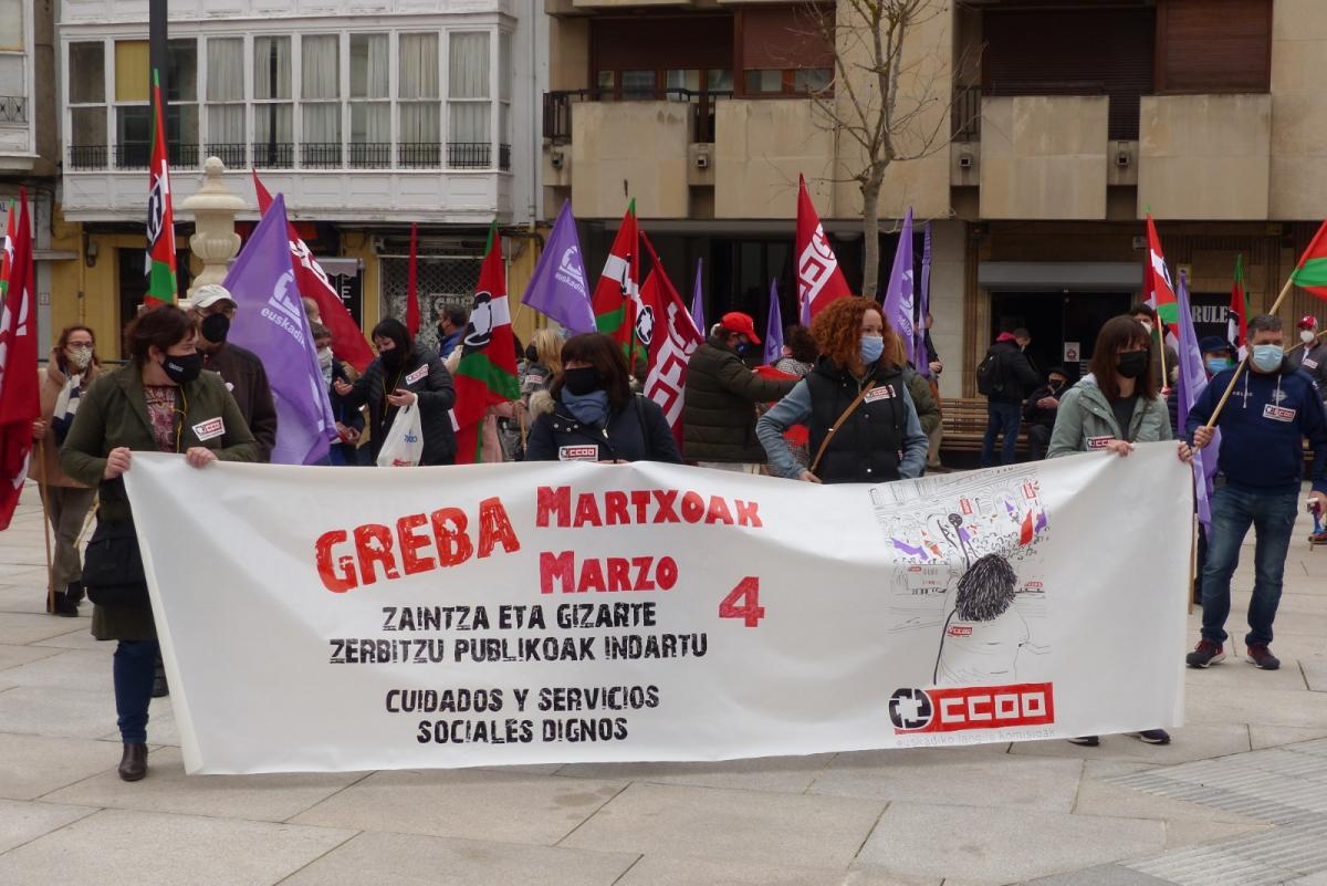 Manifestación de Vitoria-Gasteiz
