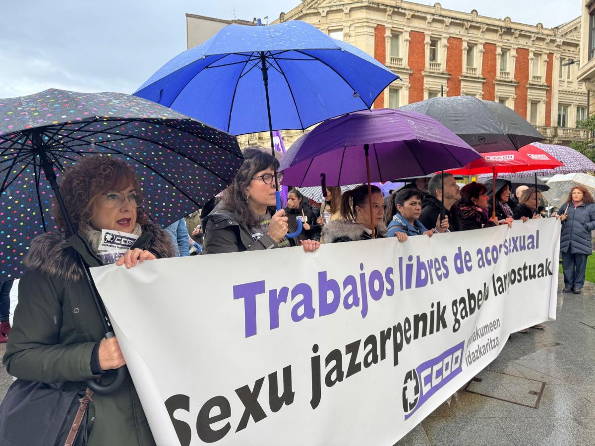 Concentración 25N en Bilbao