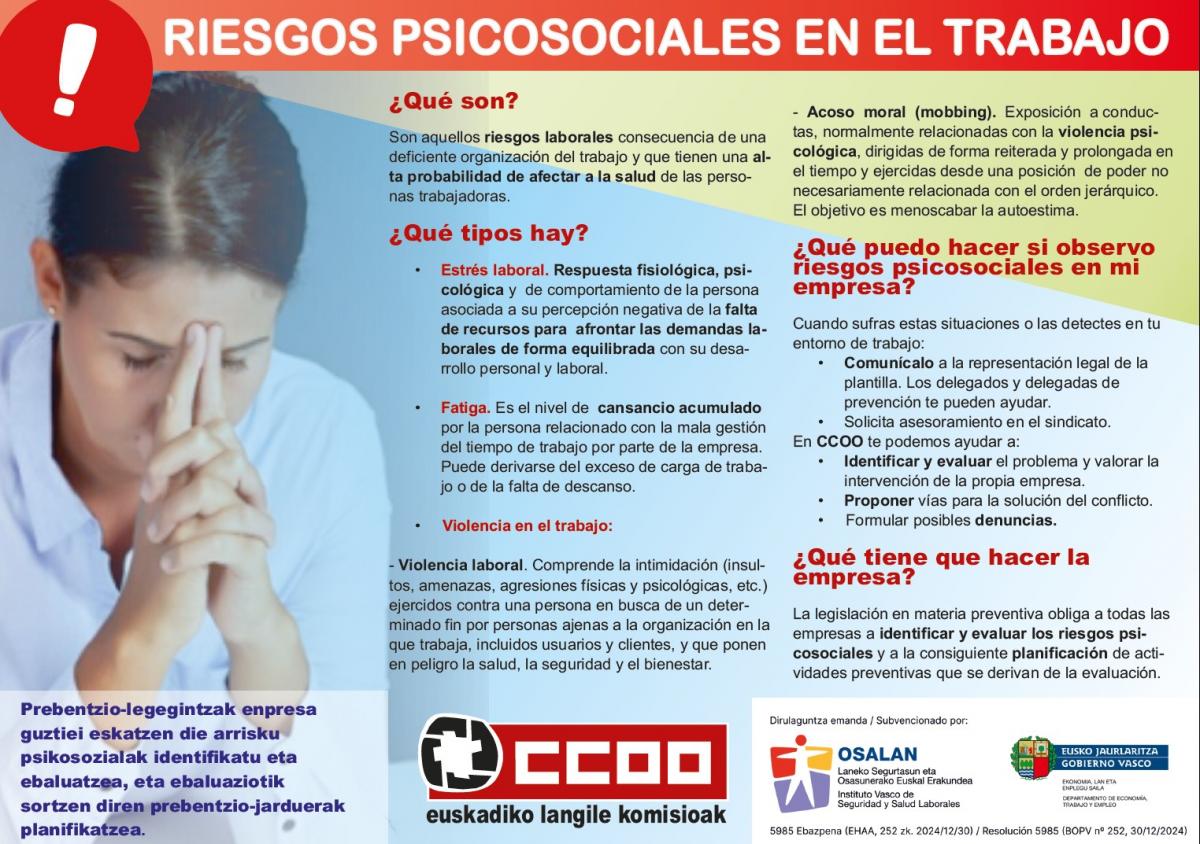 RIESGOS PSICOSOCIALES EN EL TRABAJO