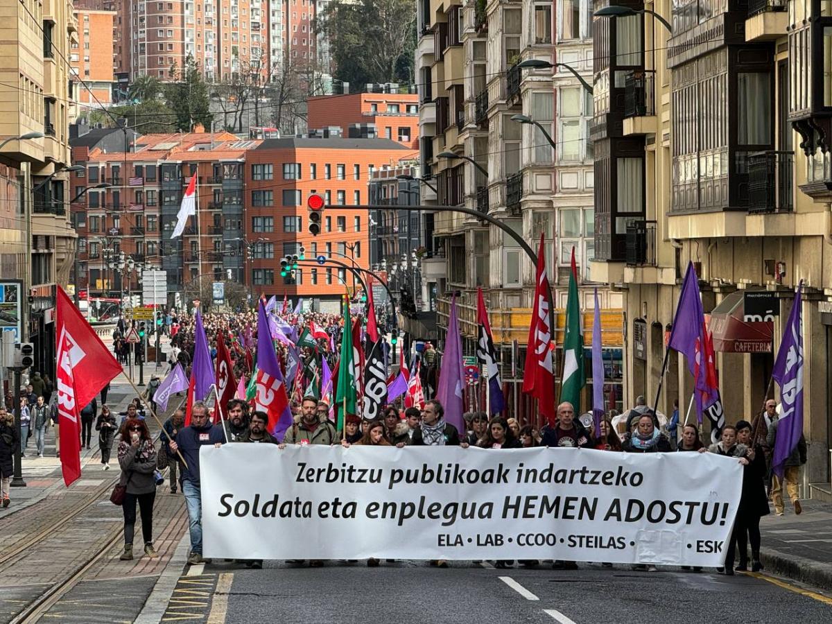 Manifestacin de Bilbao
