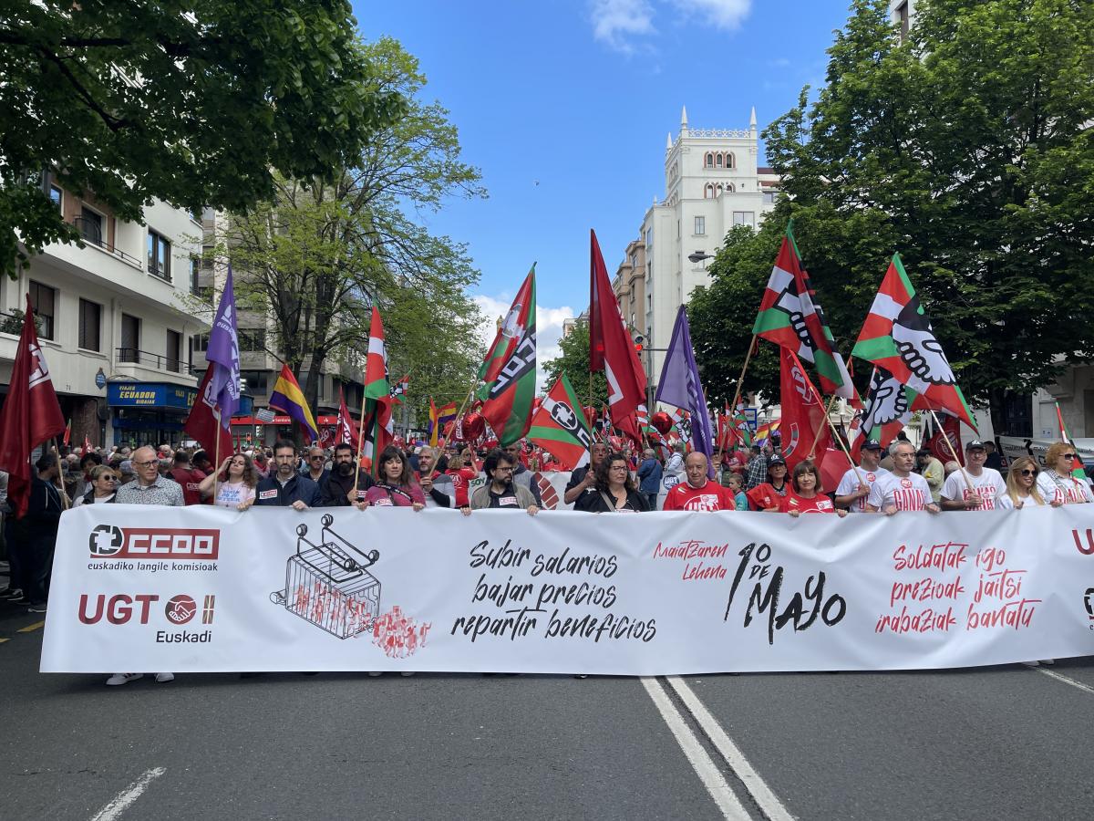 Foto de la manifestación de Bilbao