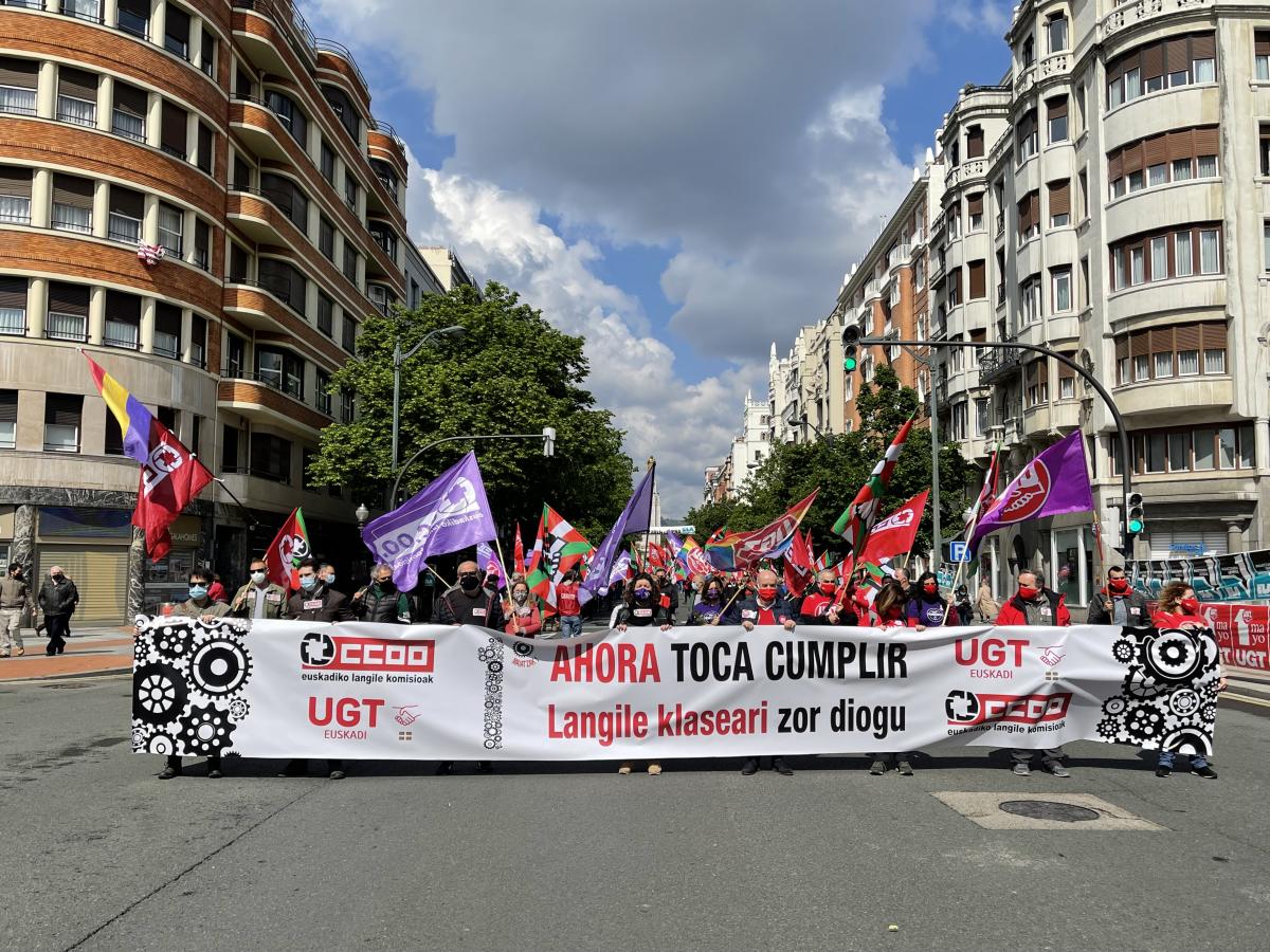 Manifestación de Bilbao del 1 de Mayo