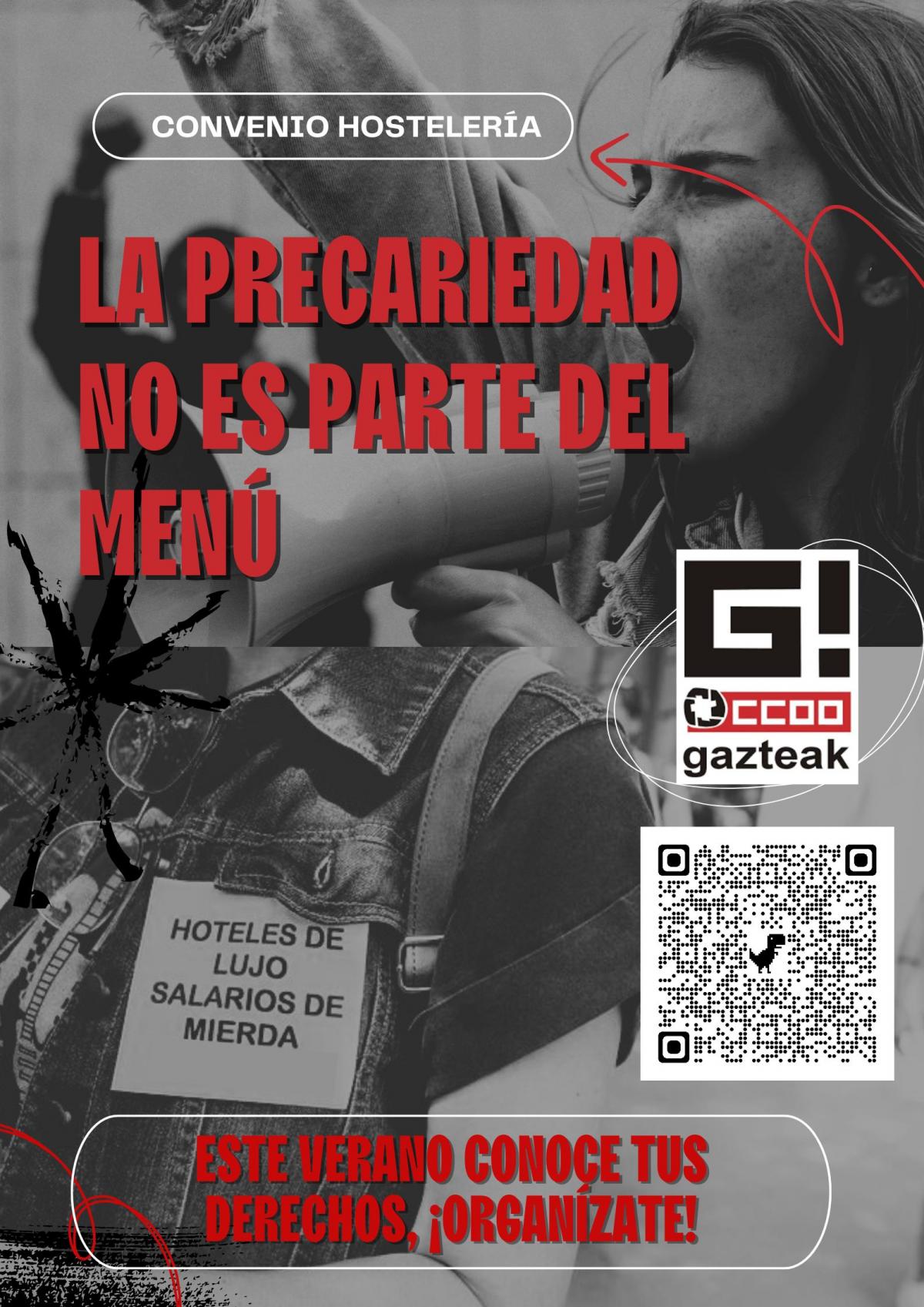 La precariedad no es parte del men.