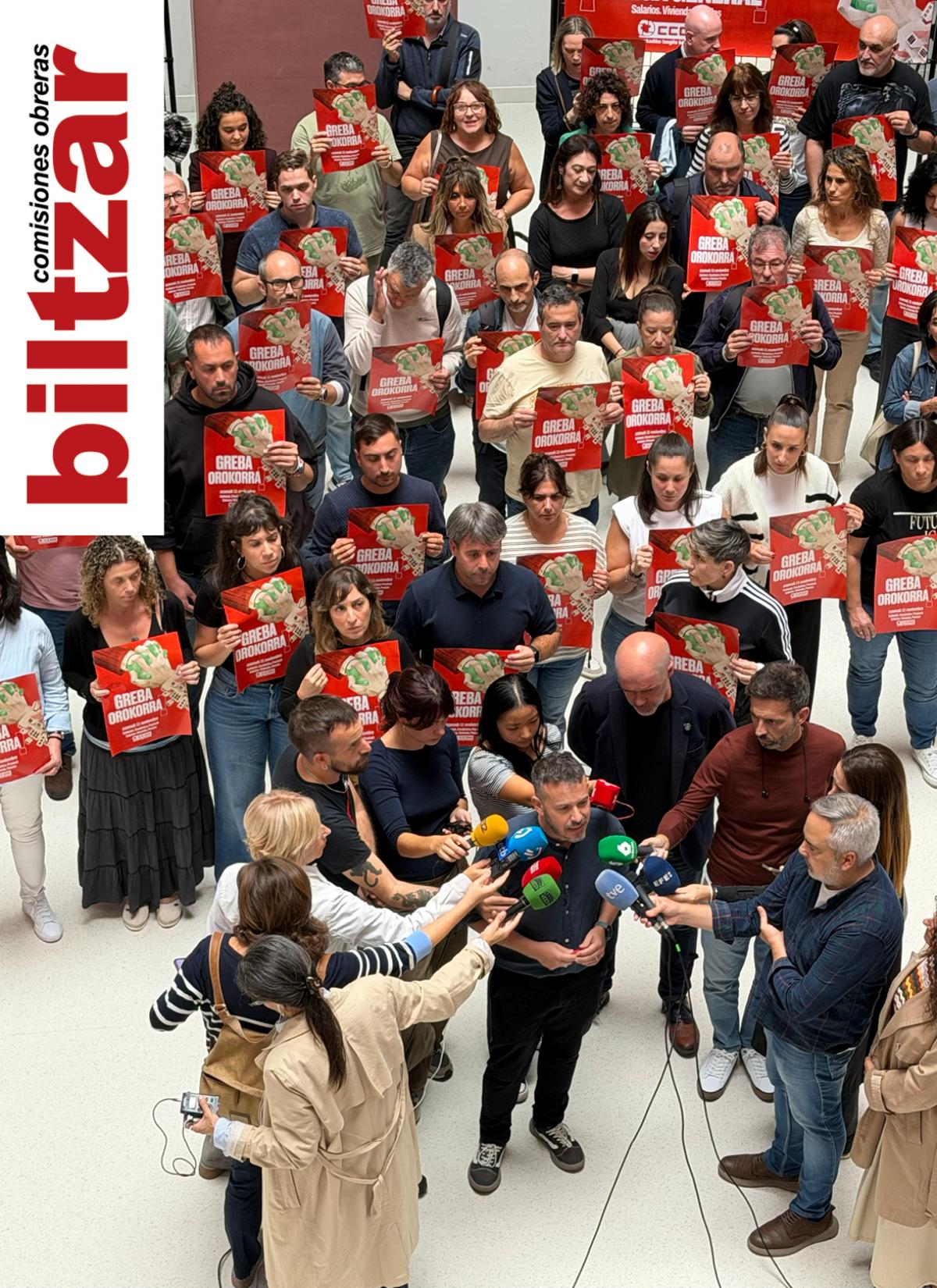 Biltzar octubre huelga general